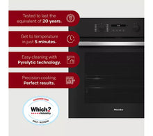 Miele H2465BP Smart Pyrolytic Oven – Obsidian Black