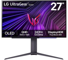 LG UltraGear 27" OLED Monitor 27GS95QE-B.AEK 240Hz QHD FreeSync & G-SYNC - smartappliancesuk