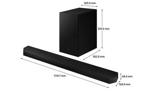 Samsung HWQ700B 3.1.2Ch Bluetooth Soundbar With Wireless Sub - smartappliancesuk