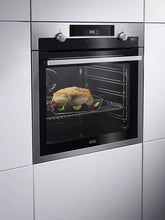 AEG BCS556020M Built In Electric Single Oven with Steam Function, Stainless Steel - smartappliancesuk