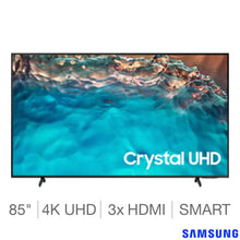 Samsung UE85BU8079UXZG 85 inch, Crystal, 4K Ultra HD HDR, Smart TV - smartappliancesuk