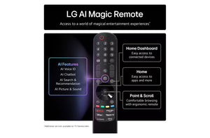 LG OLED65G56LS 65" OLED Evo G5 4K Smart TV Brightness Booster Ultimate Alpha 11 AI Gen2 165Hz Gaming Dolby Atmos - smartappliancesuk