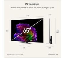 LG G6 65" OLED AI 4K HDR Smart TV 2026 - OLED65G66LS