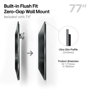 LG G5 77" OLED evo AI 4K HDR Smart TV OLED77G54LW - smartappliancesuk