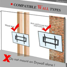 Universal Flat TV Wall Mount - Full Mounting kit - For Tvs 32-75" - smartappliancesuk