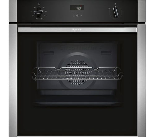 NEFF N50 B4ACF1AN0B Slide&Hide Electric Oven - Stainless Steel - smartappliancesuk