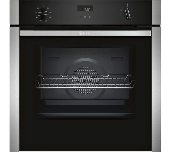 NEFF N50 B4ACF1AN0B Slide&Hide Electric Oven - Stainless Steel - smartappliancesuk