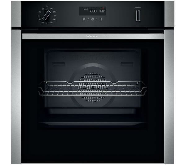 NEFF N50 B6ACH7HH0B Slide&Hide Electric Pyrolytic Smart Oven - Stainless Steel - smartappliancesuk