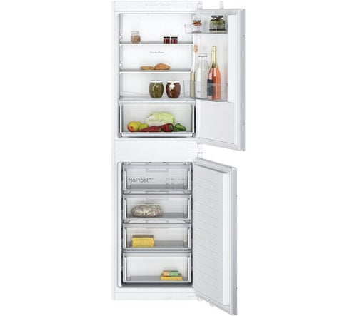 NEFF KI7851SF0G 50/50 Integrated Fridge Freezer - Sliding Hinge - smartappliancesuk