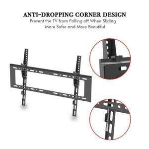 Universal Flat TV Wall Mount - Full Mounting kit - For Tvs 32-75" - smartappliancesuk